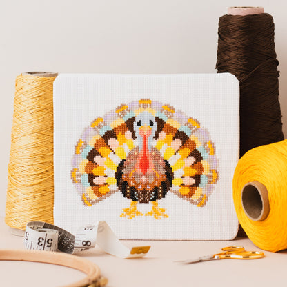 Mandala Turkey Counted Cross Stitch Kit