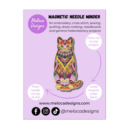 SECONDS Mandala Cat Needle Minder