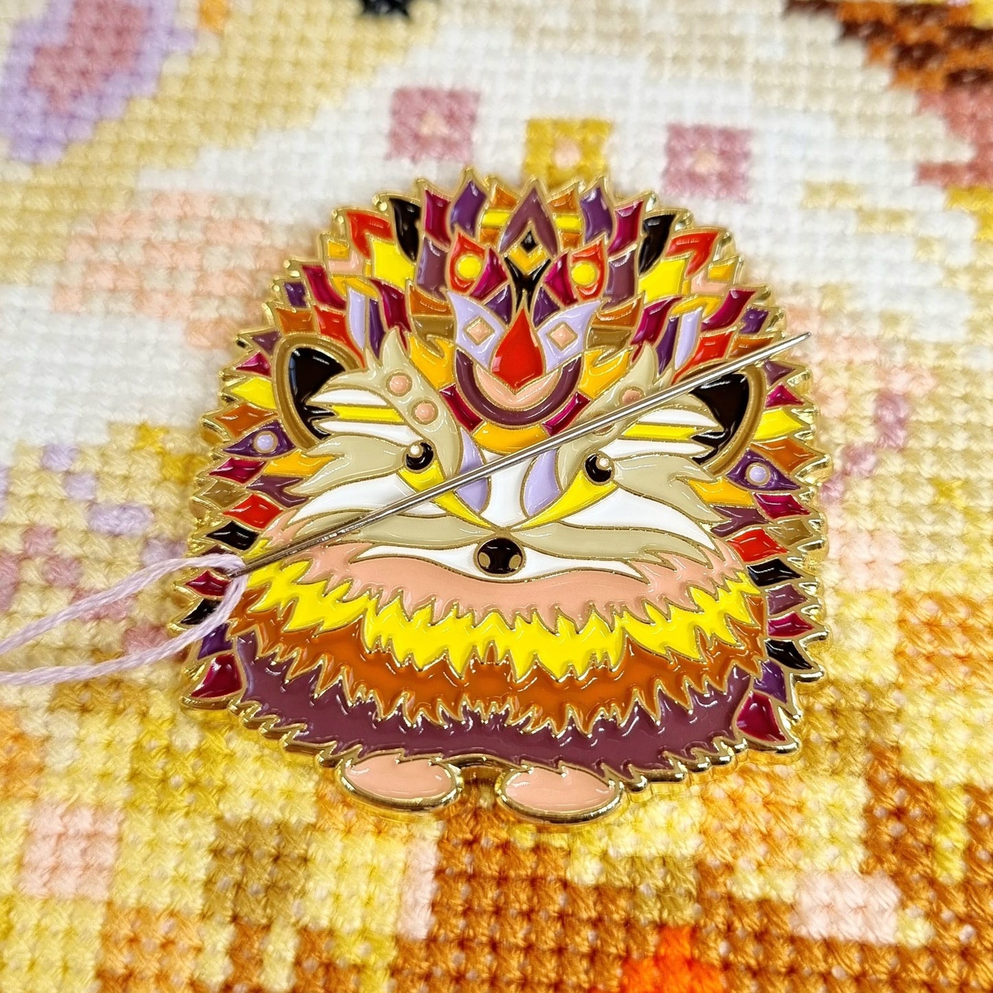 Mandala Hedgehog Cross Stitch Kit