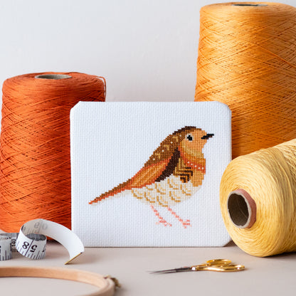 Mandala Robin Cross Stitch Kit