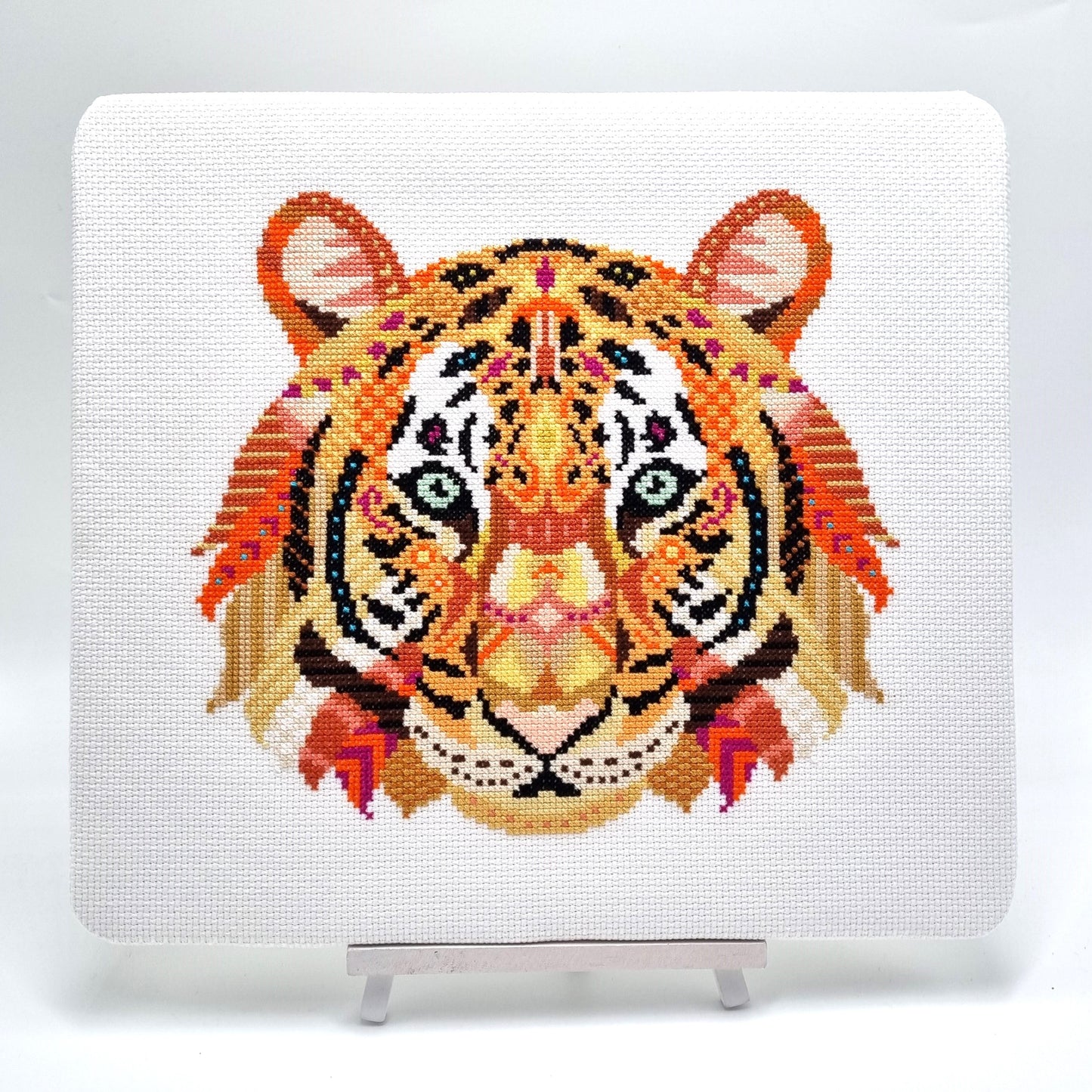 SECONDS Mandala Tiger Cross Stitch Kit