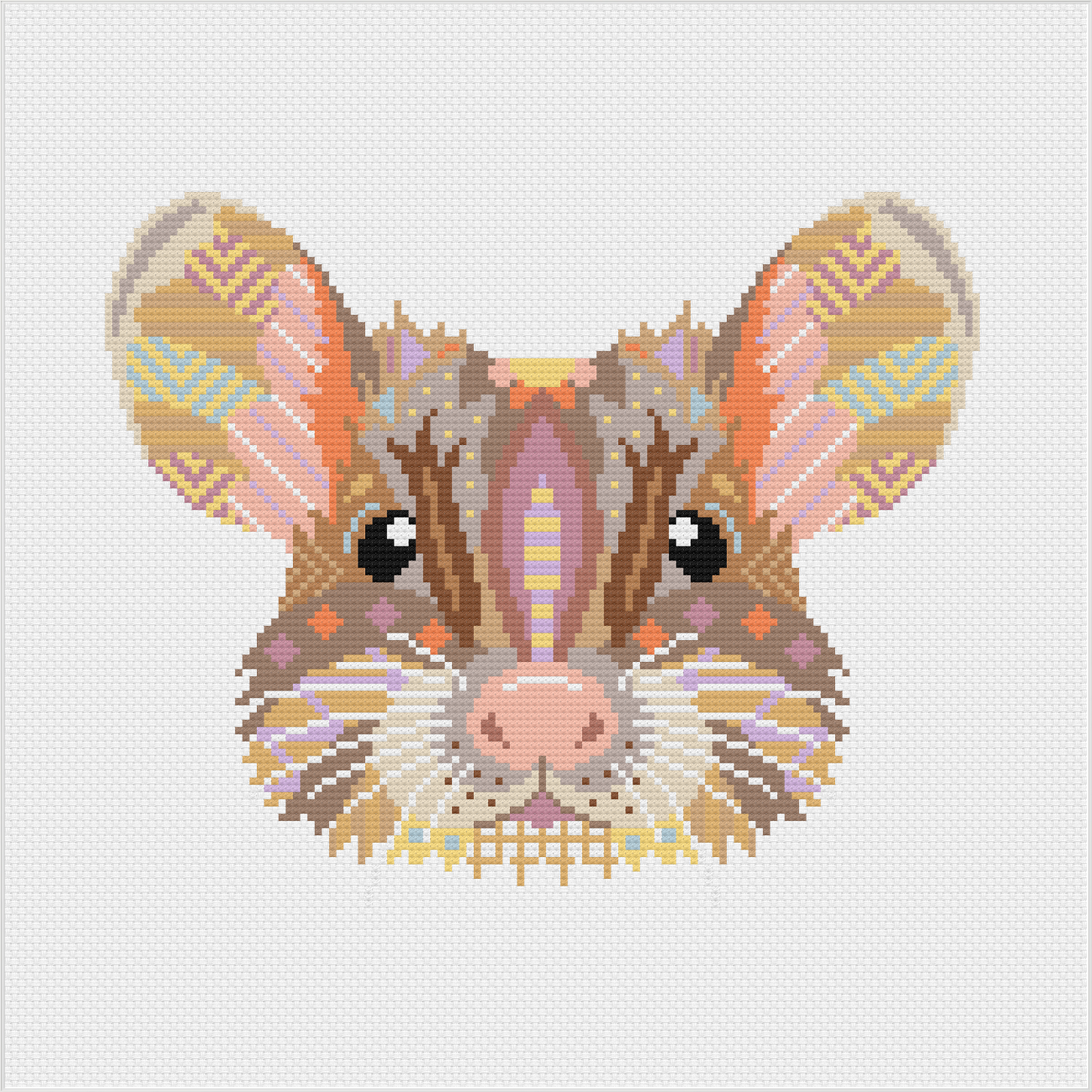 Mandala Mouse Counted Cross Stitch Kit