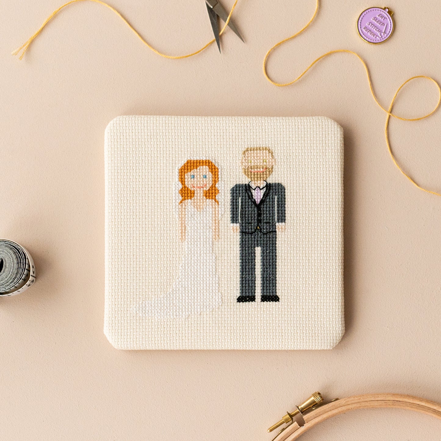 Melocharacters: The Wedding Edition Cross Stitch Kit