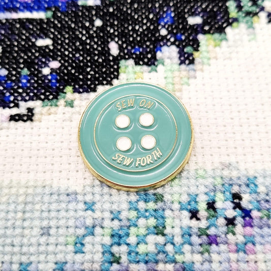 Sew On Sew Forth Quote Button Needle Minder