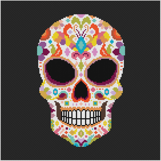 Skull Candy Counted Cross Stitch Kit