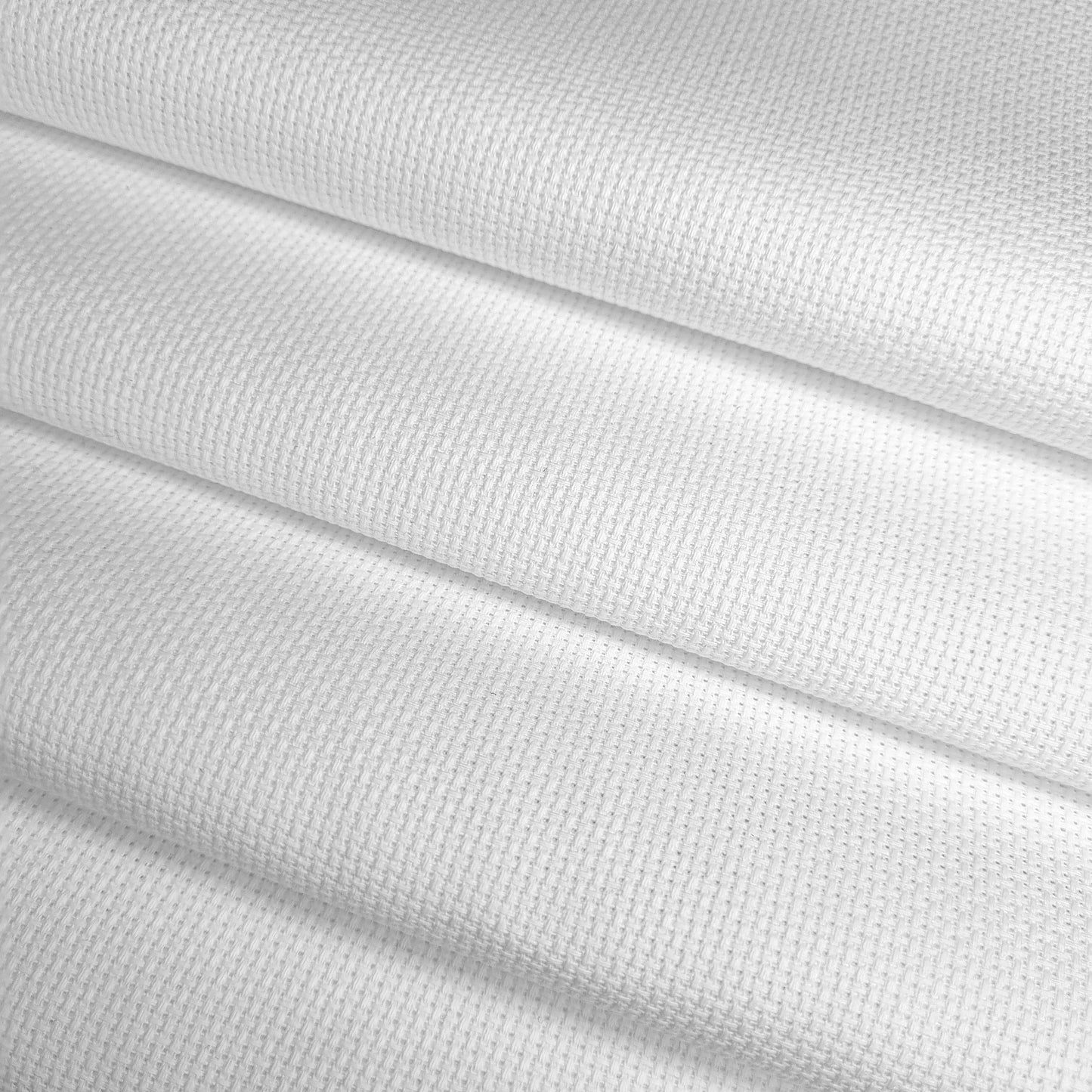 4 Pieces of 16 Count White Aida Fabric 20 x 21.5 Inches / 50cm x 55cm