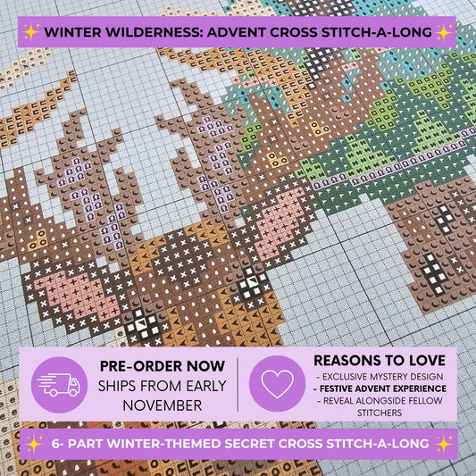 Winter Wilderness Advent Cross Stitch-A-Long | PRE-ORDER