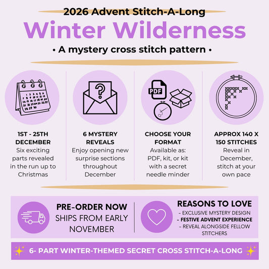 Winter Wilderness Advent Cross Stitch-A-Long | PRE-ORDER