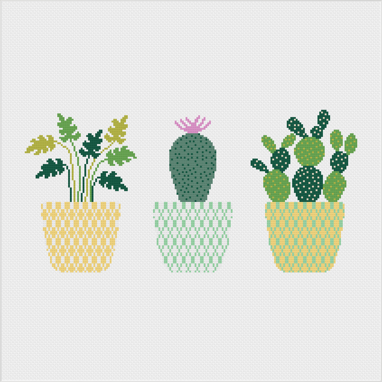 Cacti Cross Stitch Pattern
