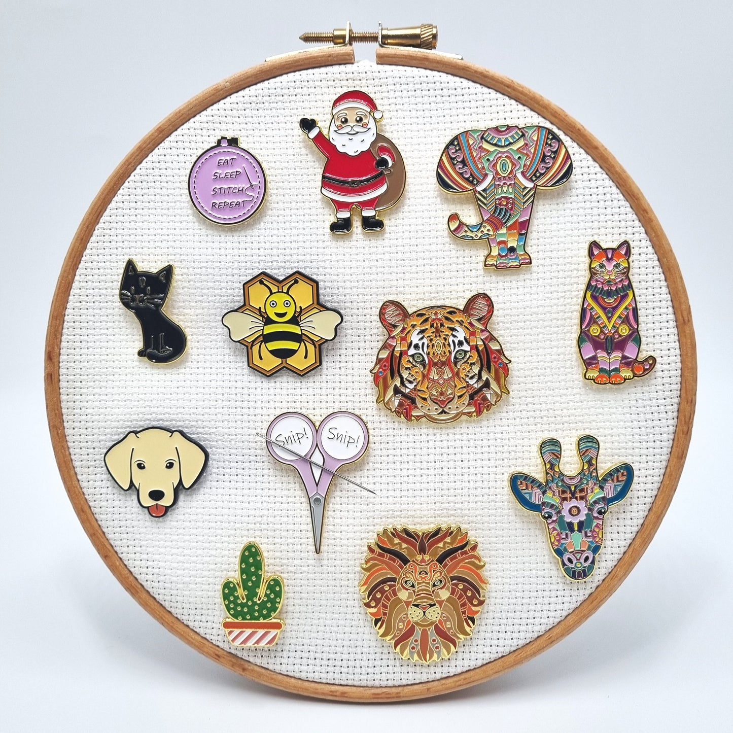 Mandala Cat Cross Stitch Kit