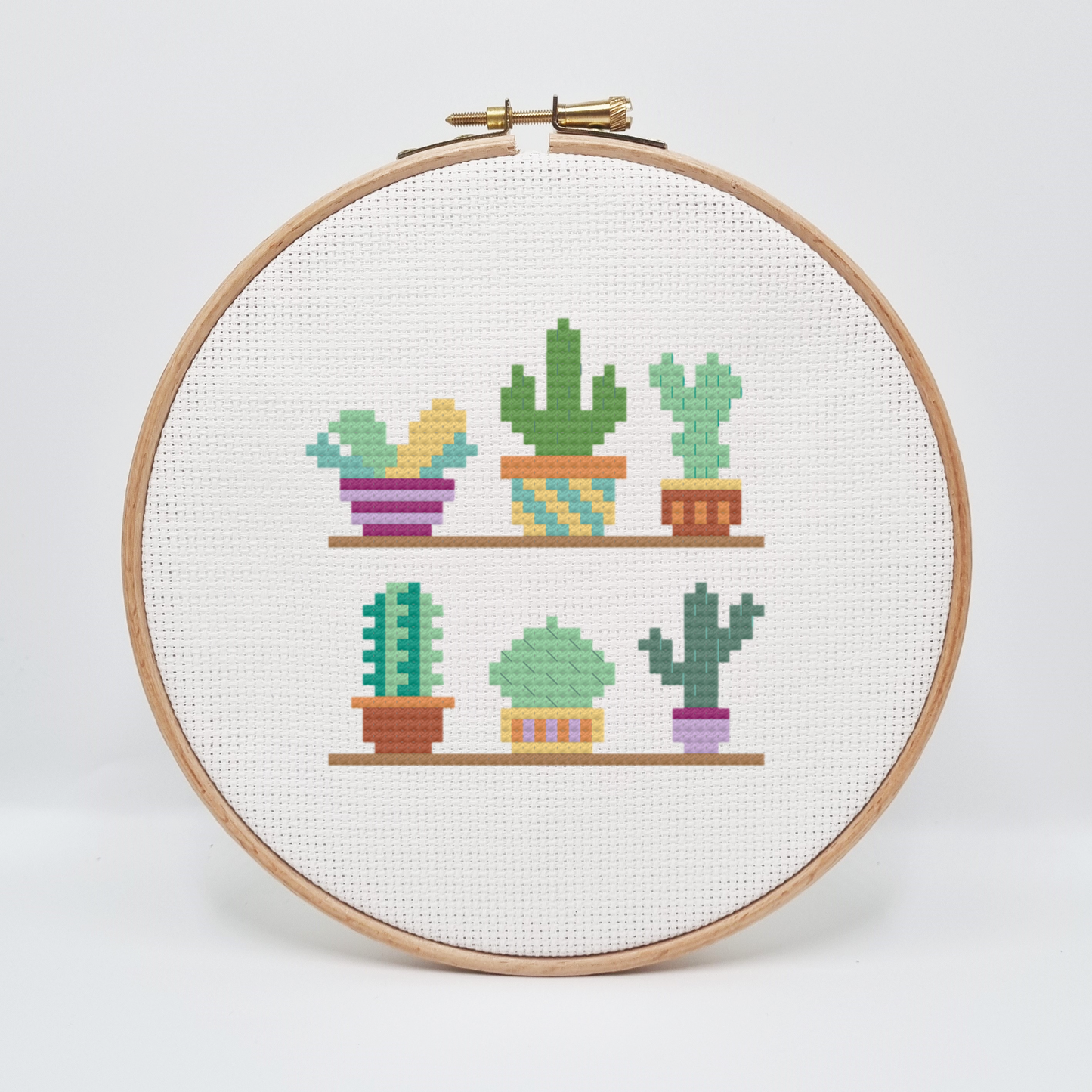Cacti Sampler Cross Stitch Kit