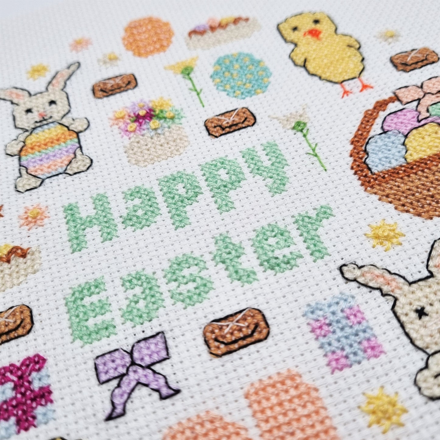 Easter Sampler Cross Stitch Pattern