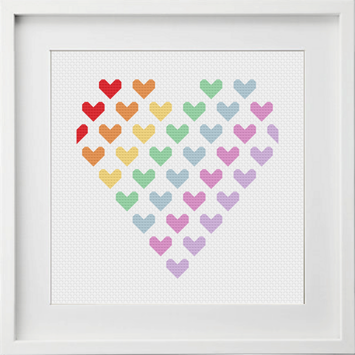 Heart of Hearts Cross Stitch Pattern