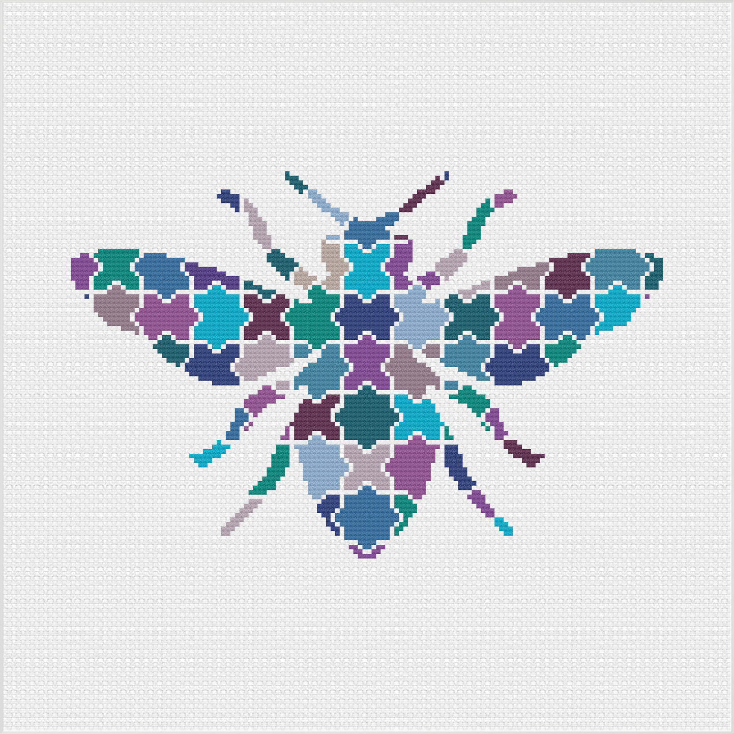 Jigsaw Bee Cross Stitch Pattern