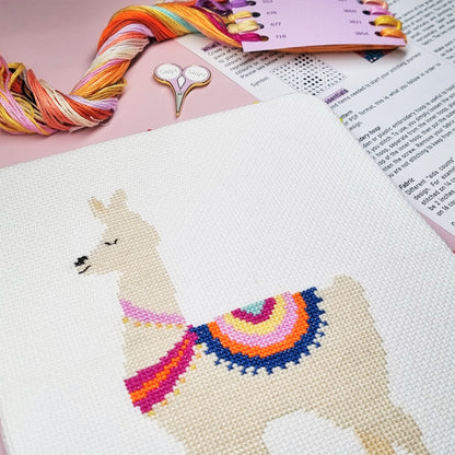 Llama Cross Stitch Pattern