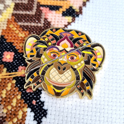 Mandala Monkey Cross Stitch Kit
