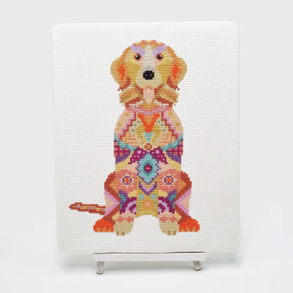 Mandala Dog Cross Stitch Pattern
