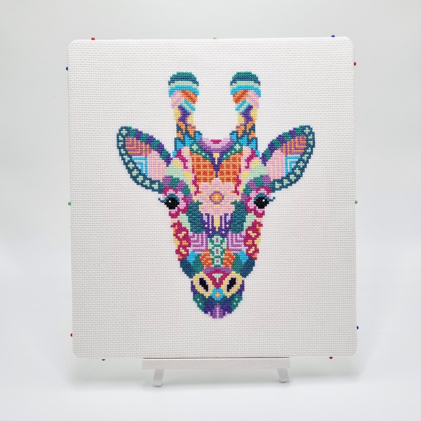 Mandala Giraffe Cross Stitch Pattern
