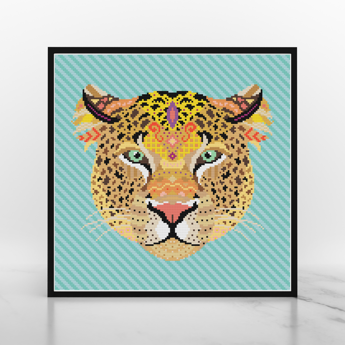 Mandala Leopard Diamond Painting Kit