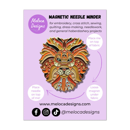 Mandala Lion Needle Minder