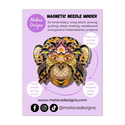 Mandala Monkey Needle Minder