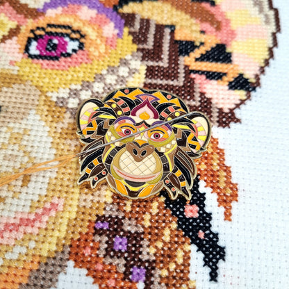 Mandala Monkey Needle Minder