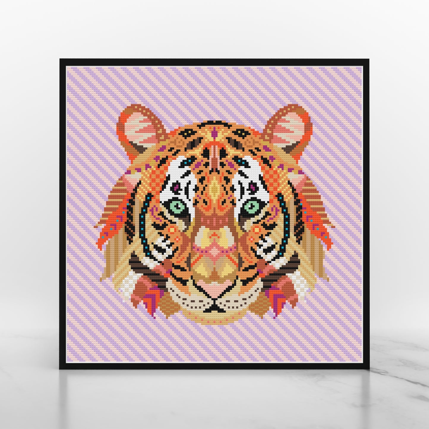 Mandala Tiger Diamond Painting Kit