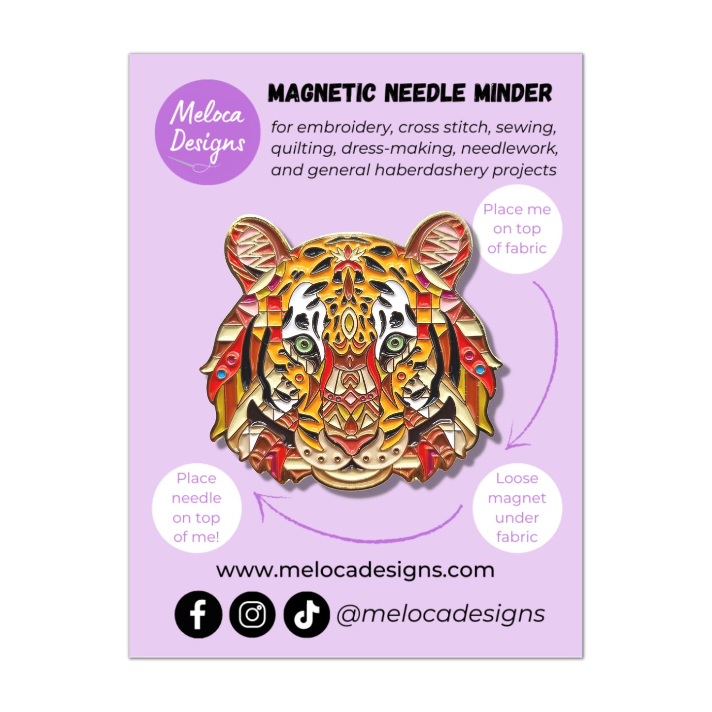 Mandala Tiger Needle Minder