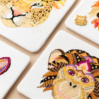 Mandala Monkey Cross Stitch Kit