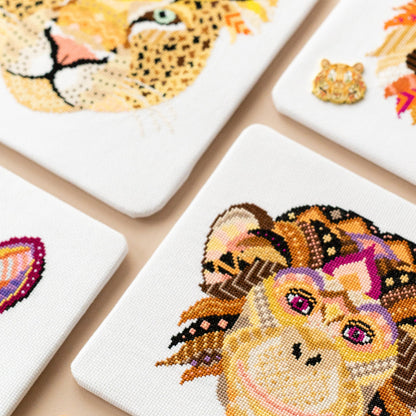 Mandala Monkey Cross Stitch Pattern