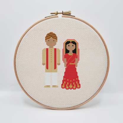 Melocharacters: The Wedding Edition Cross Stitch Kit