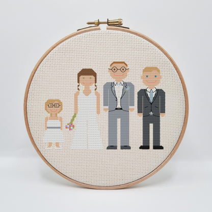 Melocharacters: The Wedding Edition Cross Stitch Kit