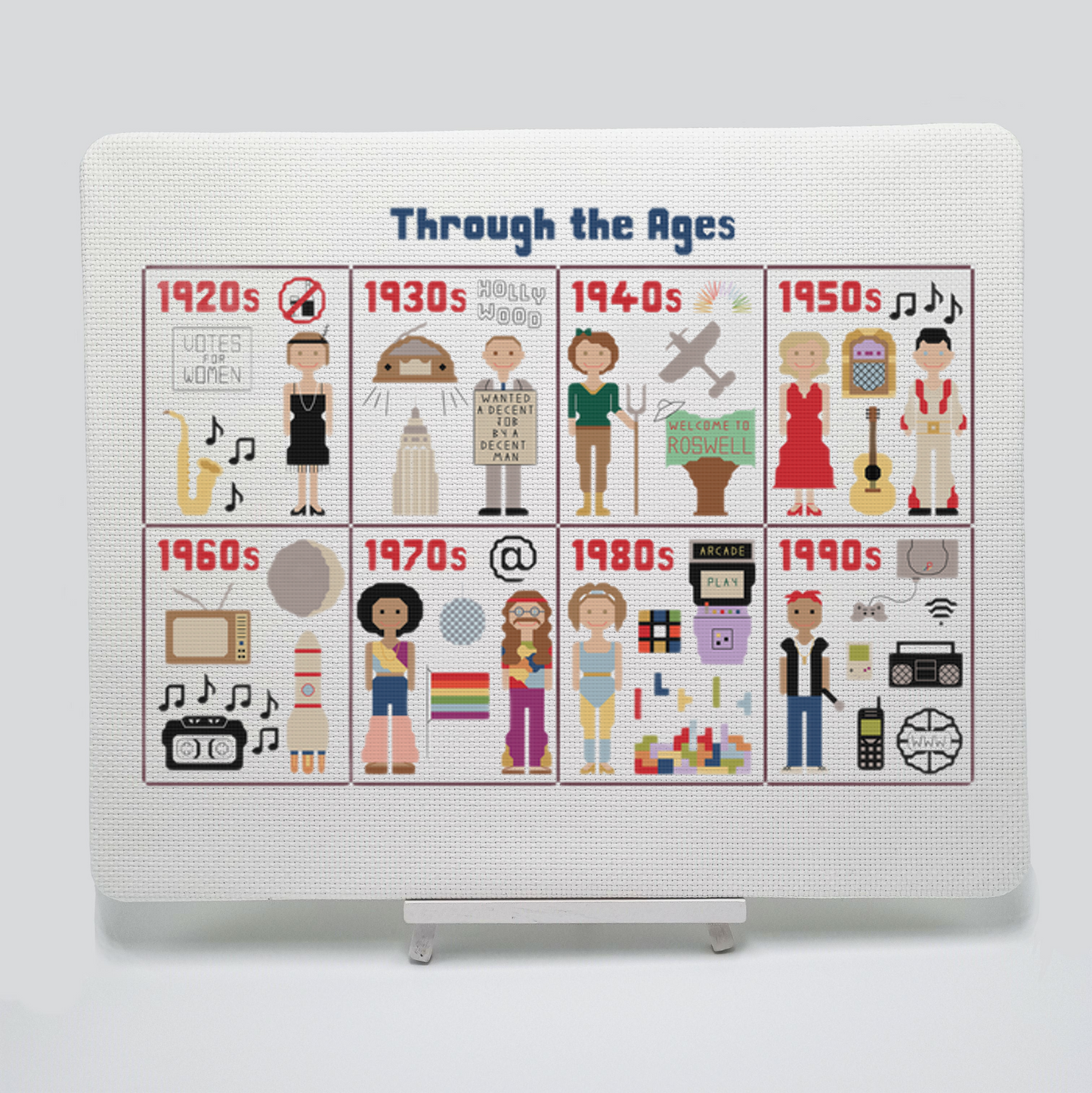 Through the Ages Cross Stitch Pattern