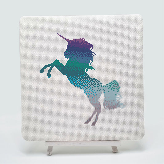 Watercolour Unicorn Cross Stitch Pattern