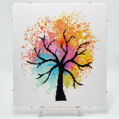 Watercolour Tree Cross Stitch Kit